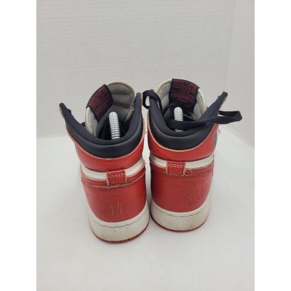 Air Jordan 1 Retro High OG Kids 5.5 Y Chicago Lost & Found Leather Red White - Picture 5 of 12